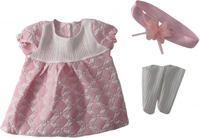 Rosa Puppenkleider für Puppen 40 - 43 cm