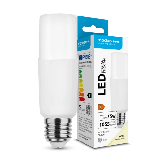 LED-Lampe Modee Lighting Stick T44 11,1 W E27, neutralweiß, 1055 lm