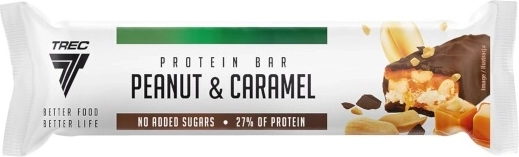 Proteinriegel mit Erdnüssen und Karamell 49 g