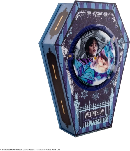 Luxuriöses Sarg-Design für WEDNESDAY-Fans