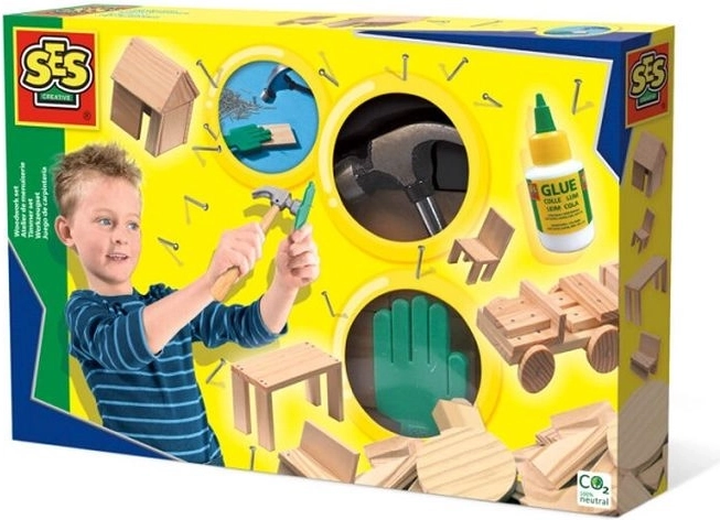 SES Creative Set für kleine Schreiner