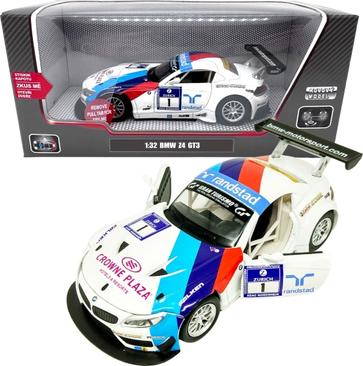 Metallmodell 1:32 BMW Z4 GT3 – weiße Ausführung