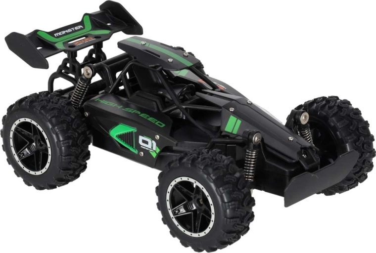 Geländereifen und Federdämpfer