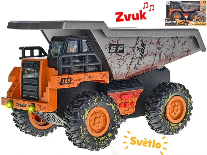 Bausatz-Kippwagen 25 cm mit Licht und Geräuschen
