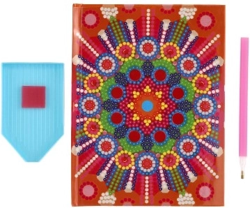 Tagebuch mit Mandala-Motiv
