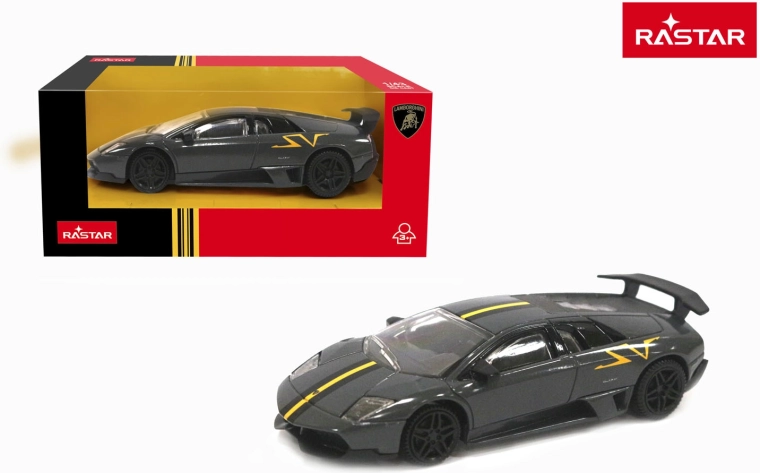 Auto-Modell Rastar Lamborghini Murciélago LP 670-4 SV Superveloce 1:43 grau