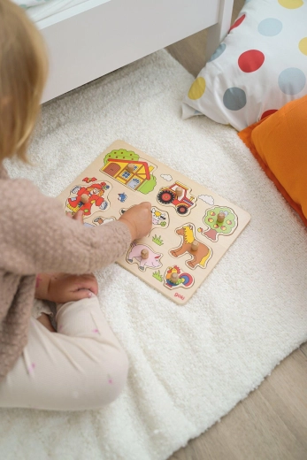 Bauernhofmotive, die Kinder begeistern
