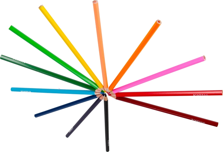 12 kräftige Farben für tägliches Kreativsein