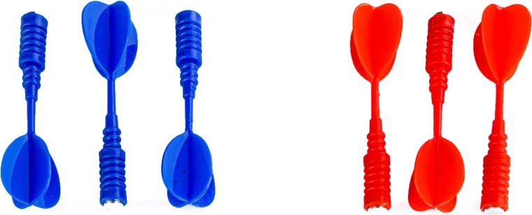 Sichere magnetische Pfeile ohne scharfe Spitzen
