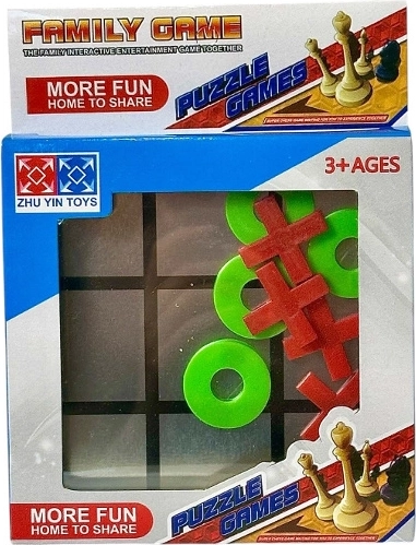 Logikspiel Tic-Tac-Toe für Kinder und die ganze Familie