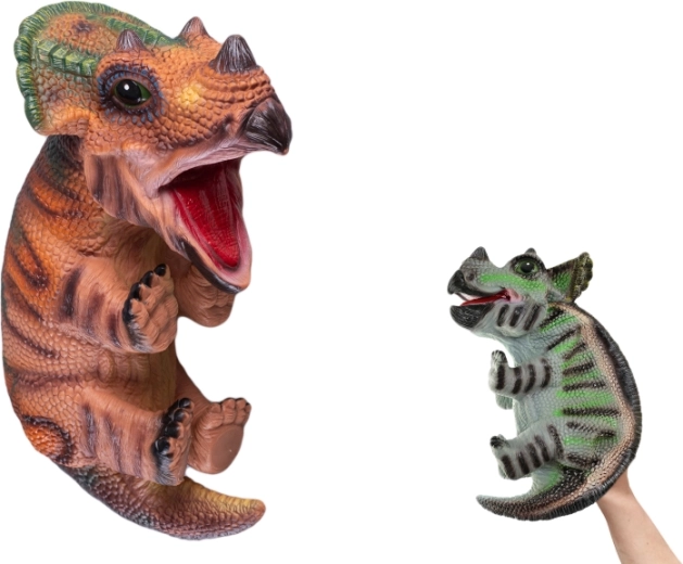 Handpuppe Dinosaurier – Jungtier 42 cm, 2 Farben