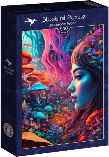Puzzle Welt der Pilze 500 Teile BLUEBIRD