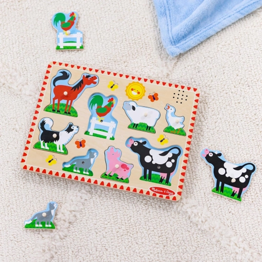 Farbige Hinweise für selbstständiges Puzzeln