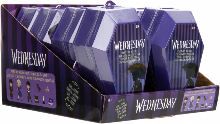 Wednesday Deluxe Figur blindpack 2,5" – Metall-Minifigur im Beutel