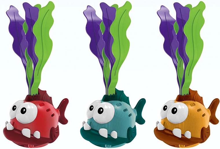 Wasserspielzeug mit LED-Effekten in Form eines Fisches