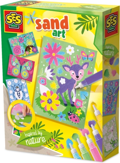 Sand Art – Spaßiges Ausmalen mit Sand – Natur