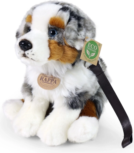 RAPPA Plüsch-Australischer-Schäferhund, sitzend, 27 cm, ECO-FRIENDLY