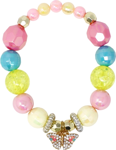 PINK POPPY Armband mit Schmetterling