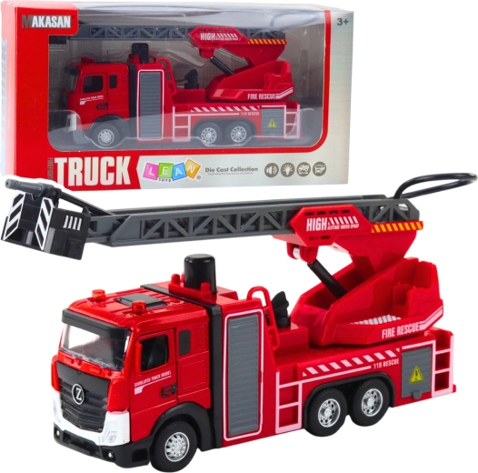Feuerwehrauto mit ausziehbarer Leiter und Wassersprühfunktion mit Licht und Sound