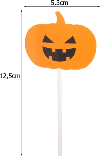 Auffälliger Halloween-Kürbis