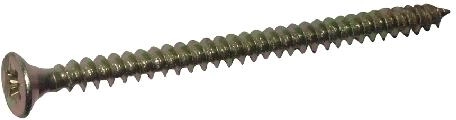 Universalschrauben, vollgewindig 5 × 40 mm, gelb verzinkt (500 Stk.)
