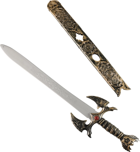 Ritterschwert mit Scheide 59 cm