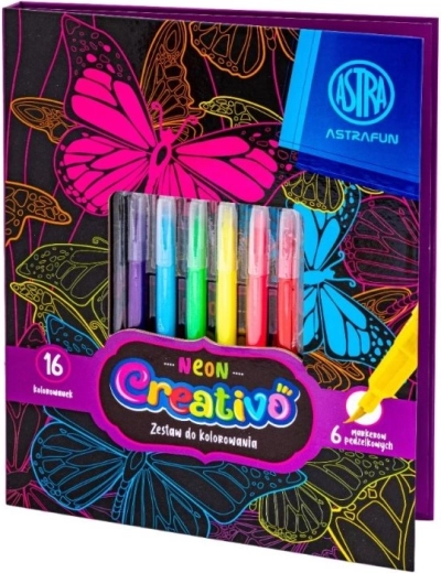 Ausmalset Neon Animals ASTRA Creativo