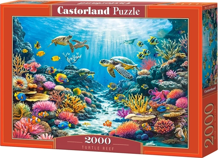 Castorland-Puzzle Schildkrötenriff, 2000 Teile