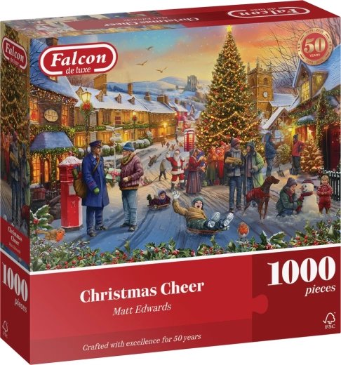 Falcon Puzzle Weihnachtliche Freude 1000 Teile