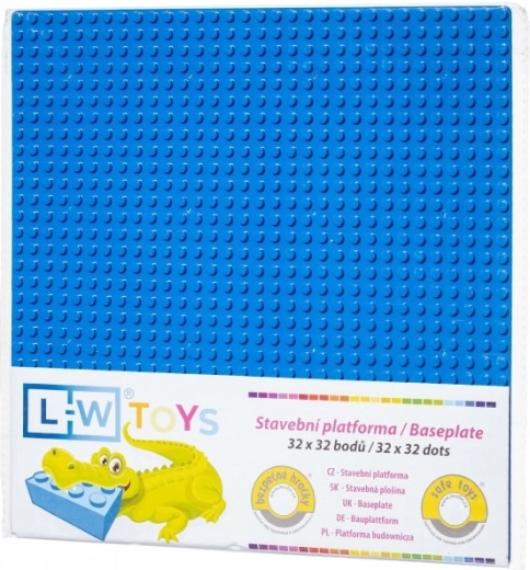Grundbauplatte 32×32 blau