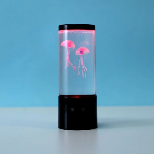 LED-Lampe mit schwebenden Quallen