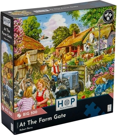 500 große Teile für entspanntes Puzzeln