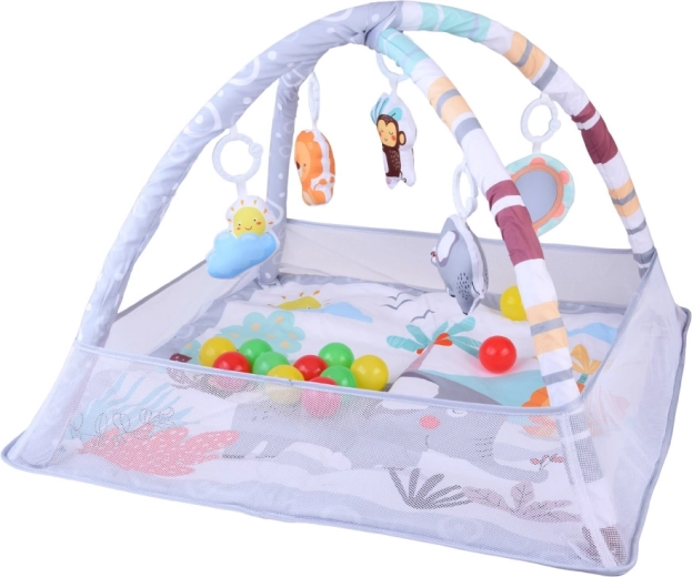 Sicherer Mini‑Laufstall‑Bereich