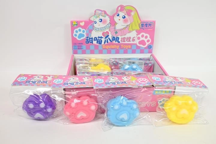 Antistress-Knautschball Pfote
