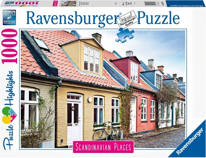 Puzzle 1000 Teile Skandinavische Stadt 2