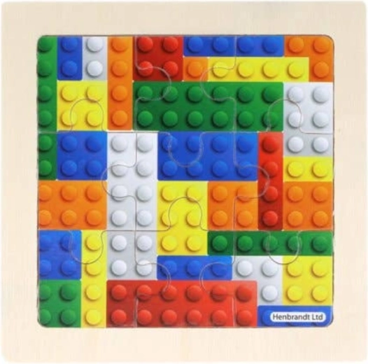 Holzpuzzle Baukasten 9 Teile