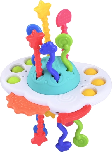 PlayGo Weltraum-Schiff Pull & Pop