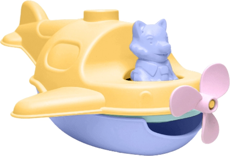 Simple. Wodolot 2-in-1 – oranges Flugzeug und schwimmendes Boot für Wasser und Sand