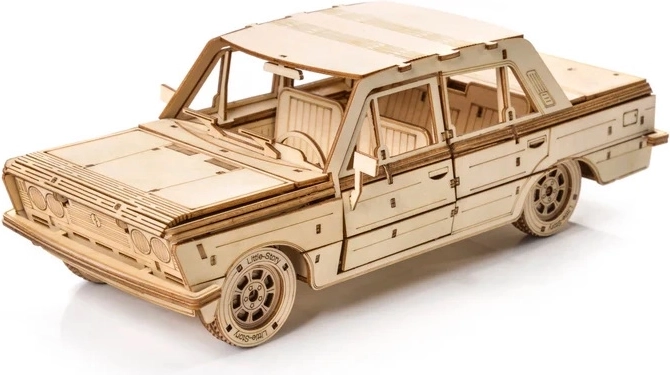 Little Story 3D-Holzbausatz Auto FSO Fiat 125p 1:16