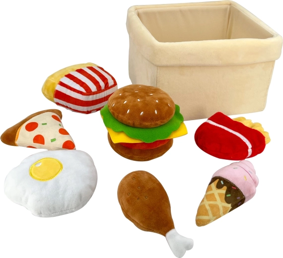 Komplettes Fast-Food-Set für das kindliche Rollenspiel