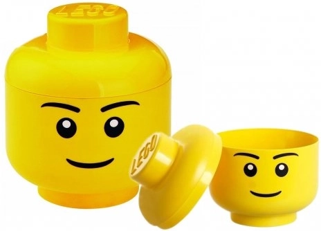 Lego Aufbewahrungskopf L – Junge
