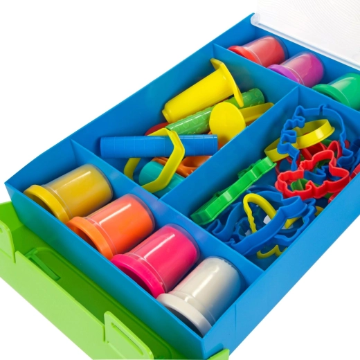 Praktische Aufbewahrungsbox mit Deckel und Tragegriff