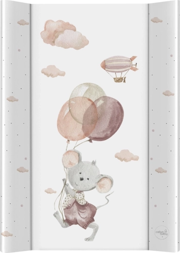 Ceba Baby weiche Wickelauflage Basic Mouse 50 × 70 cm