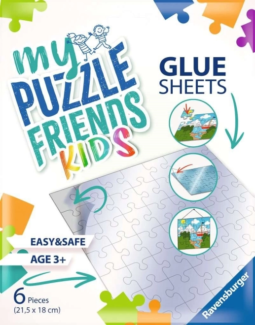 Selbstklebende Folie für Puzzle mit 500 Teilen RAVENSBURGER My Puzzle Friends Kids