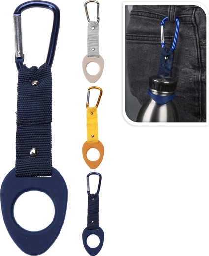Silikon-Flaschenhalter mit Aluminiumkarabiner