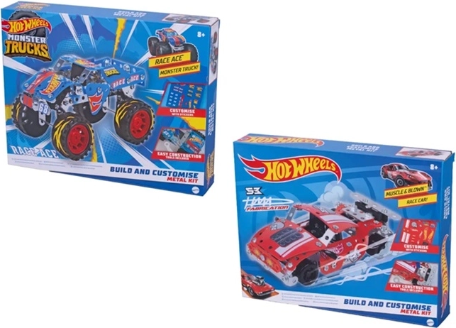 Hot Wheels Metal Tech Bausatz Monster Trucks