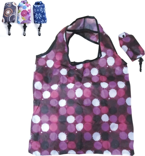 Faltbare Einkaufstasche EKO aus Polyester, klein (Motivmix)