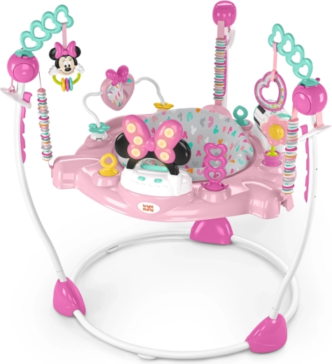 Baby-Hüpfspiel und Aktivitätszentrum 2-in-1 MINNIE MOUSE Forever Besties, 6M+, bis 11 kg