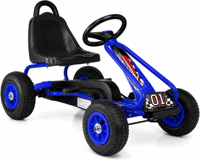 Blaue Tret-Gokart für Kinder