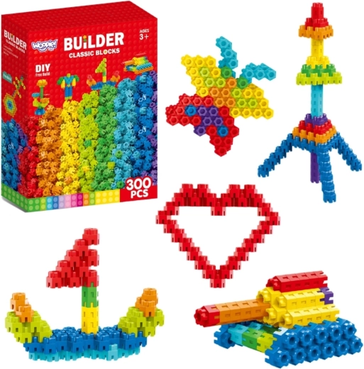 Woopie Kreativ-Bausatz Classic Blocks mit 300 Teilen